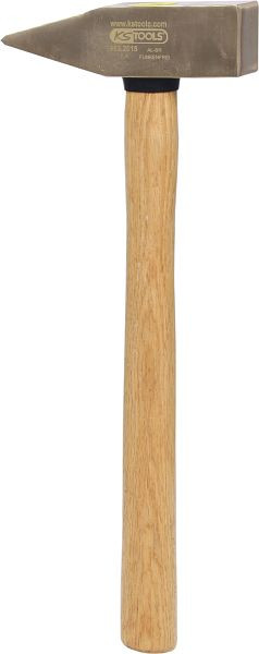 Marteau de mécanicien KS Tools BRONZEplus 1000 g, avec manche en hickory, 963.2015
