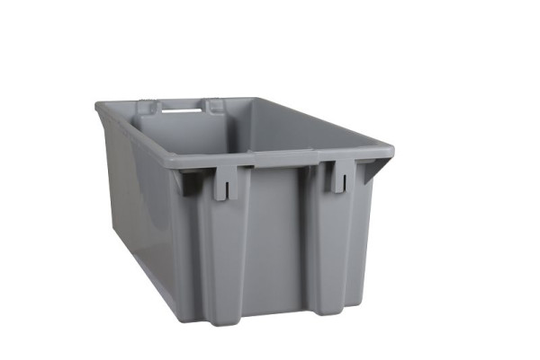 Plastipol-Scheu K 400/80 POLYBOX PP GRIS, 800 mm x 400 mm x 300 mm, 28480016