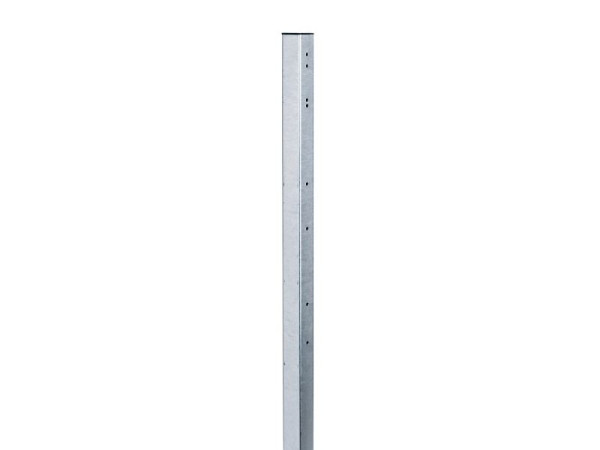 Poteau de tube carré pour portail de pâturage Growi, pour boulon à œil réglable pour portails jusqu'à 4000 mm de large, 10055430