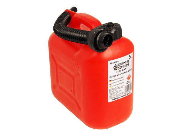 Réservoir de carburant Könner & Söhnen, plastique spécial antistatique, 5 l, KS CAN 5