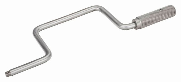 Manivelle Bahco 1/4", acier inoxydable/inox, magnétique, poignée rotative, 300 mm, SS243-08
