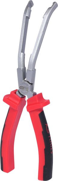 KS Tools Pince pour connecteurs de bougies de préchauffage, coudée, 235 mm, 500.7310