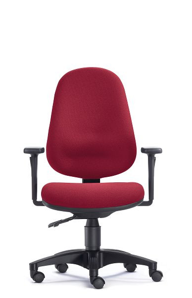 SITWELL LADY FITNESS, bordeaux, chaise de bureau sans accoudoirs, FM-67.100-M-80-104-00-44-10