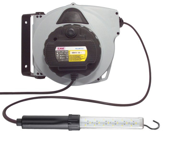 ELMAG Enrouleur de câble automatique, ROLL ELECTRIC LIGHTY 'LED' 230-24/1518 LED - 900 LUMEN, 42188