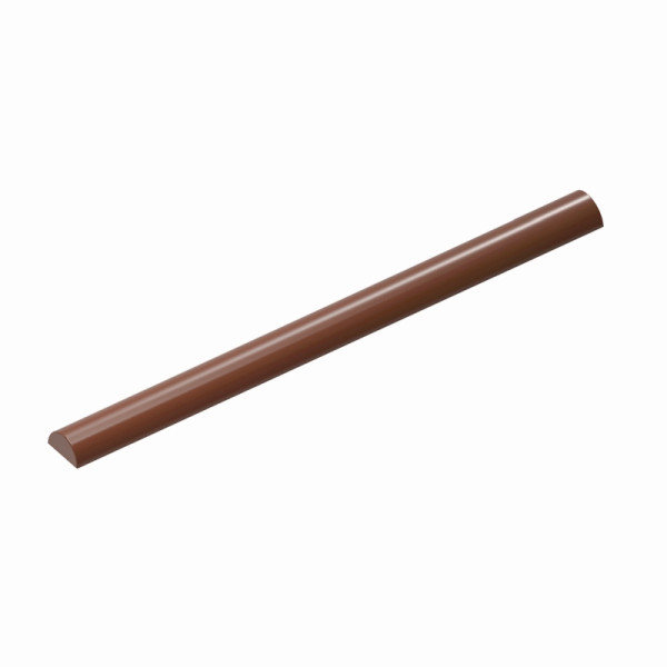 Moule à chocolat Schneider - barre ronde, 275 x 135 x 24 mm - moule double / 120 x 9,5 x 5 mm, 2 x 5 g, 1 x 14 pièces, 421916