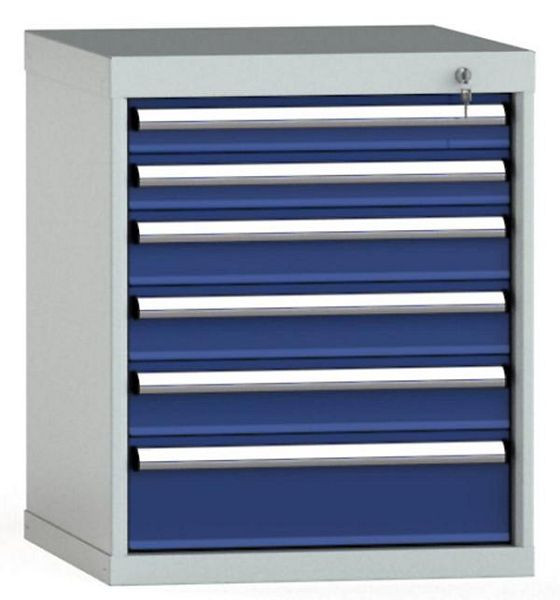 Armoire à tiroirs KLW 700 x 572 x 605 mm H x L x P, dimensions d'installation : 600 mm, division : 27x27 unités, SEA0700-06EP-001