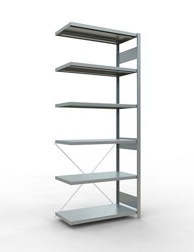 Rayonnage à étagères Schulte, panneau supplémentaire, 6 niveaux de rangement, traverse, charge du compartiment 250 kg, 1006 x 536 x 2500 mm, 278748
