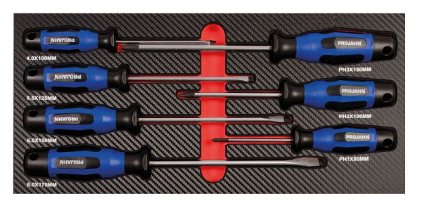Insert de tournevis Projahn "mixte" 7 pièces, 5999-064