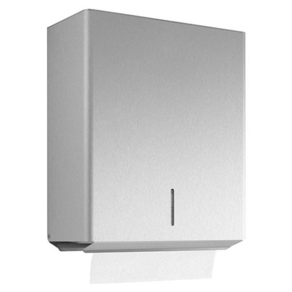 Distributeur de papier KEMMLIT moyen en acier inoxydable, qualité supérieure, 205.693