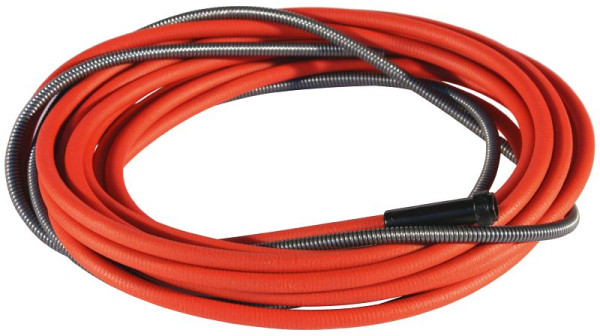ELMAG âme en acier 3 m 'rouge' pour fil à souder en acier Ø 0,6 - 1,2 mm, Ø intérieur/Ø extérieur 2, 0/4,5 mm, 54390