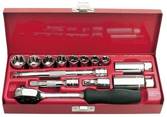 Jeu de douilles Metrinch 3/8", 14pc, MET-0525
