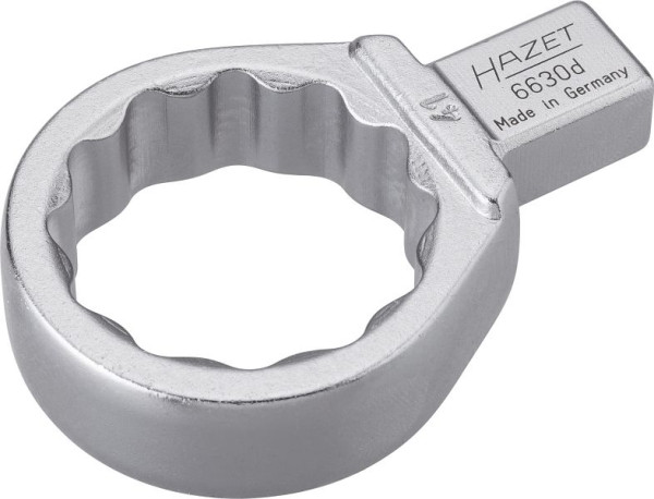 Clé polygonale à insert Hazet, insert carré 14 x 18 mm, profil de traction double hexagonal externe, 41 mm, 6630D-41