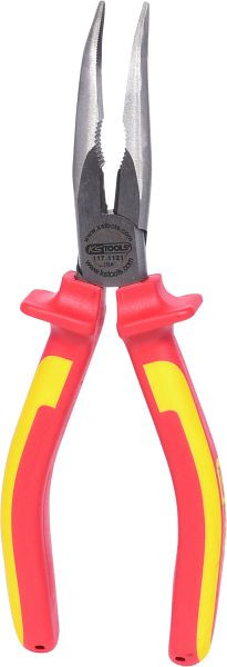 KS Tools Pince à bec effilé ERGOTORQUE VDE, courbée, 205 mm, 117.1121