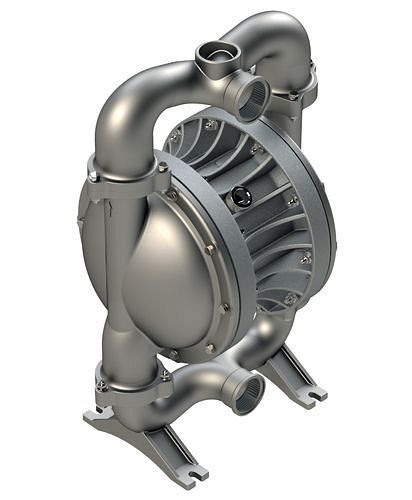 Pompe à air comprimé à double membrane DENIOS, ATEX, 2'', en acier inoxydable / EPDM-PP / PTFE, 287-121