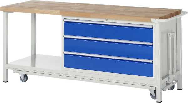 Etabli abaissable RAU 8000 - modèle 8357, L2000 x P700 x H880 mm, 15-8357A6-207B4F.11
