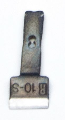 BRÜCK couteau interchangeable 10 mm pour burins RALI SHARK - type S, UE: 2 pièces, 446