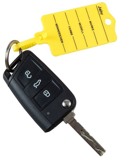 Porte-clés Eichner, jaune, UE : 200 pièces, 9219-00222