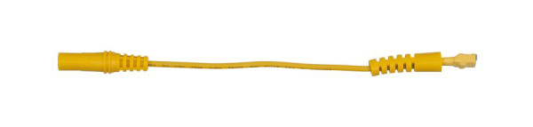 KS Tools Prise d'entrée 4,0 mm vers prise adaptateur de test 5,0 mm plate (jaune), 150.0965