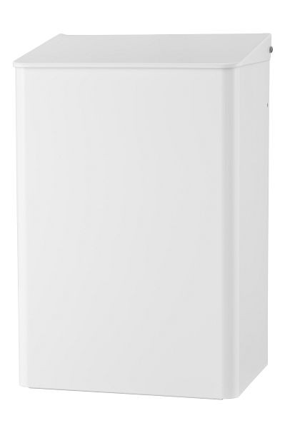 All Care Dutch Bins poubelle fermée 15 litres acier inoxydable blanc, 8225