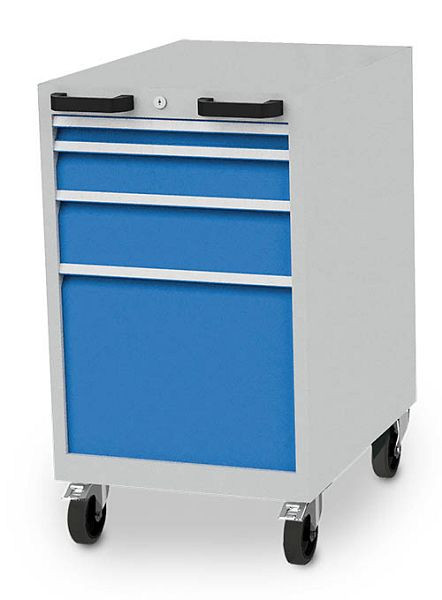 Armoire à tiroirs CNC Bedrunka+Hirth, T736 R 18-24 mobile, avec 4 tiroirs, 02.2580.4RVB