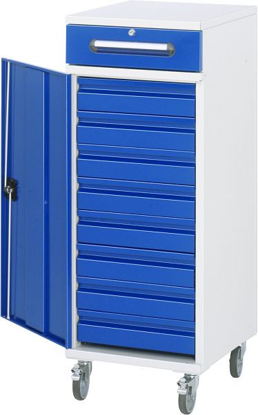 Bureau debout avec armoire latérale RAU - modèle 34, L450 x P520 x H1185 mm, 07-450-M34F.11
