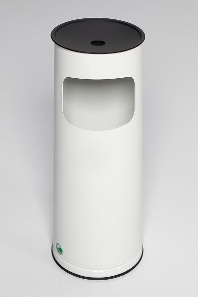 Collecteur de déchets VAR / cendrier H 61 K, blanc, 3550