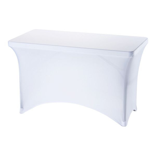 Housse extensible Stalgast pour tables de buffet d'environ 1220x610x740 mm (LxPxH mm, blanc, CE0804010