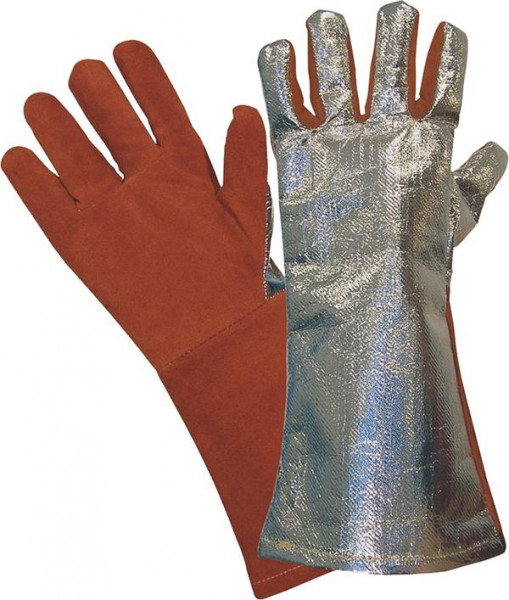 Hase Safety FULDA-ALU, gants de soudage, entièrement doublés, taille : 10, UE : 6 paires, 366222