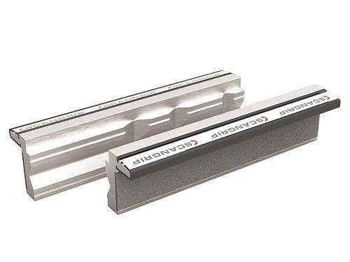 Bedrunka+Hirth Mâchoire de protection de tube prismatique, Magnetfix P pour largeur de mâchoire 180 mm, 03.06.3180