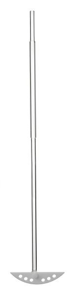 Arbre d'agitation Rettberg KPG, pièce KPG Ø 10 mm, longueur 440 mm, avec agitateur en croissant PTFE, 137040044