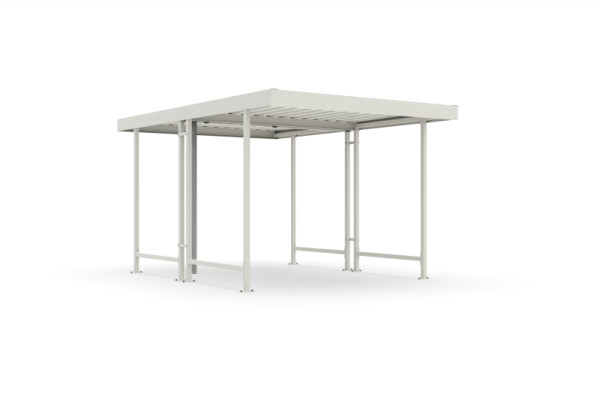 Toiture WSM Leipzig L42 RAL 9002 en kit, 102001869