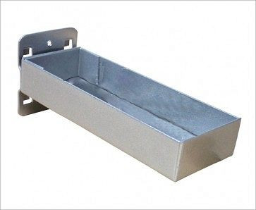 Bac pour petites pièces ADB sans division, adapté à la perforation Euro (10x10mm / 38x38mm), dimensions : Lxl : 150mmx55mm, 23157
