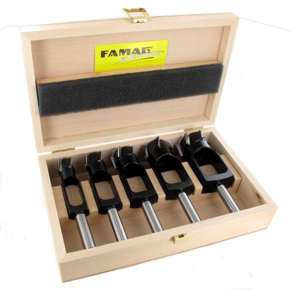 Coupe-disque Famag WS, 5 pièces dans une boîte en bois Ø 15, 20, 25, 30, 35 mm, 1616.505.00