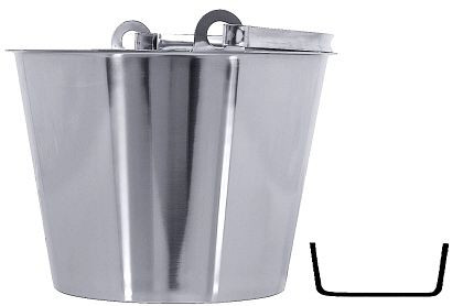Seau Contacto sans pneus inférieurs 15 l, 415/015