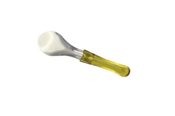 Spatule à glace Schneider petit modèle, 260 mm, avec manche en plastique jaune transparent, 195230