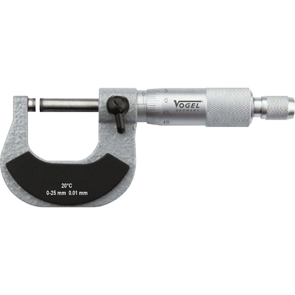 Vogel Germany Micromètre en U DIN 863, 0 - 25 mm, A: 9 mm, B: 32 mm, D: 3 mm, L: 32,5 mm, 231330