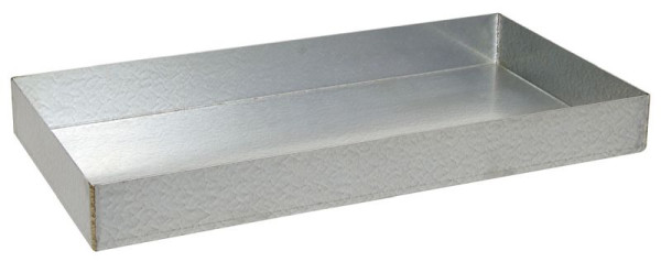 bacs de collecte au sol émoussés pour armoires environnementales, grands, galvanisés, avec ÜHP, 7560200