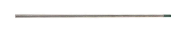 Électrode en tungstène ELMAG type 'E-W', 'verte', 2,0 x 175 mm pour ALU, W 99, 9%, 55649