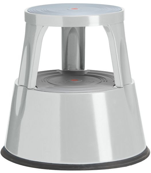 Tabouret à roulettes Twinco 6300 TWIN STEEL, gris, 6300-9
