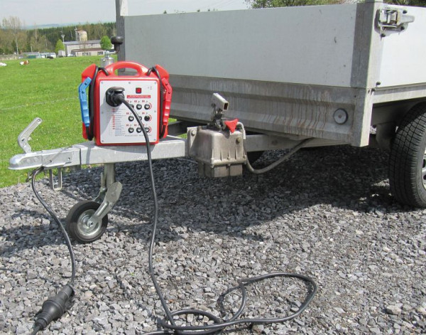 Kunzer AKKU-Start portable 12V 2250/800A avec testeur de remorque, ASTT 12/800