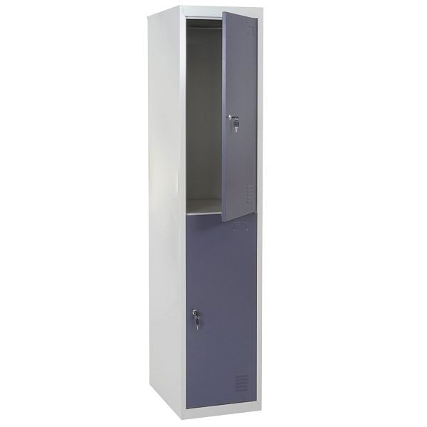 Casier Mendler Boston T853, casier pour objets de valeur, métal 185x38x45cm, gris foncé, 55307