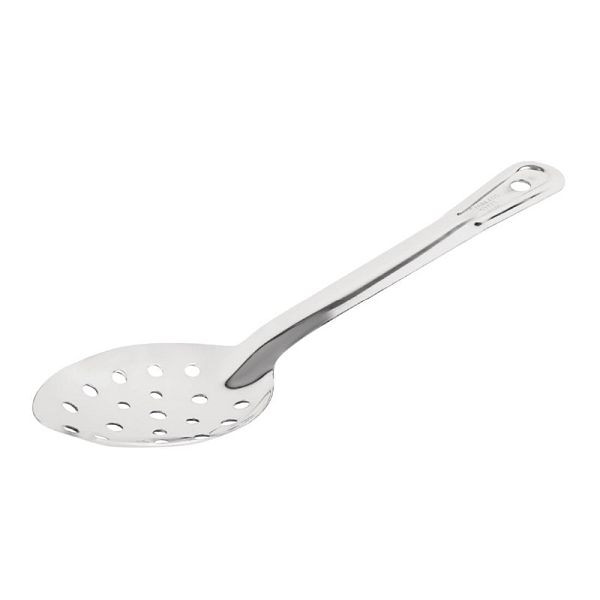 Cuillère de service Vogue en acier inoxydable perforé 28cm, J631