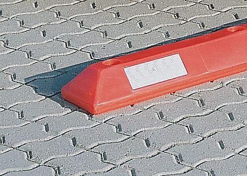Films réfléchissants DENIOS résistants aux intempéries, à coller sur les arrêts de parking PS 9/PS 18, UVC : 10 pièces, 164-305