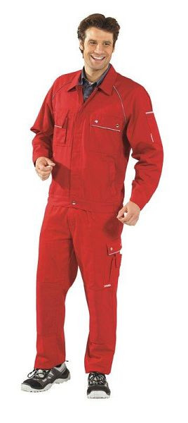 Veste ceinture Planam Canvas 320, rouge/rouge, taille 52, 2117052