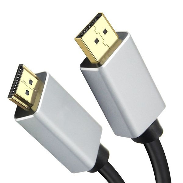Câble de connexion Helos, prise DisplayPort/prise HDMI, PREMIUM, 1,0 m, noir, 288453