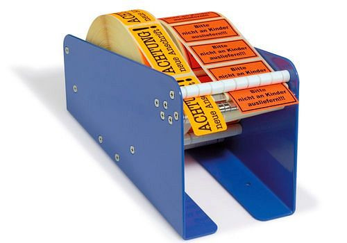 Distributeur d'étiquettes de table DENIOS, largeur utile jusqu'à 112,5 mm, 299652