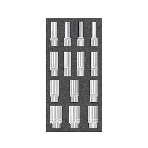 Module d'outils MATADOR : clé à douille 1/2" L, 1/3 : 390 x 193 mm, 8164 4081