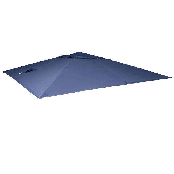 Housse de rechange Mendler pour parasol de luxe HWC-A96, housse de rechange pour parasol, 3x3m (Ø4,24m) polyester 2,7kg, bleu, 76830