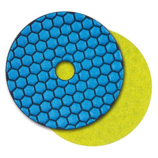 ELMAG DiaProfi tampon de polissage Ø100mm, granulométrie 100, support Velcro, 62301