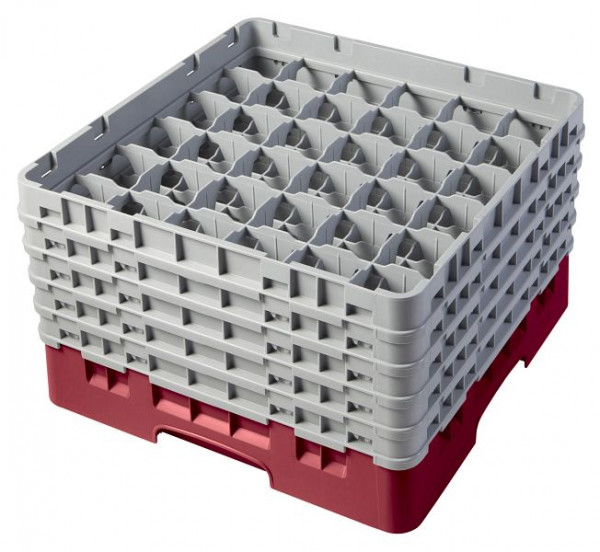 Panier de lavage Cambro 36 compartiments Camrack®, canneberges 25,7 cm, lot de 2, 36S958416